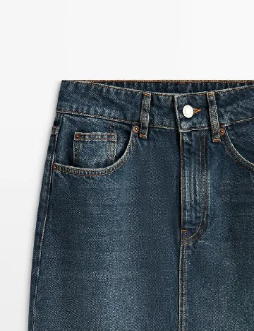 Fusta Massimo Dutti, albastru