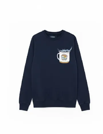 Bluza Pull&Bear, bleumarin