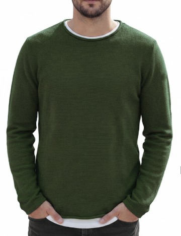 Bluza Pull&Bear, kaki