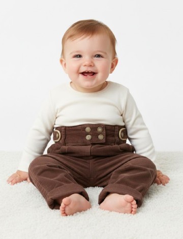 Pantaloni Zara, maro