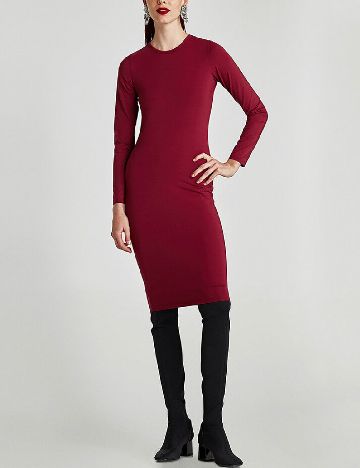 Rochie scurta Zara, visiniu