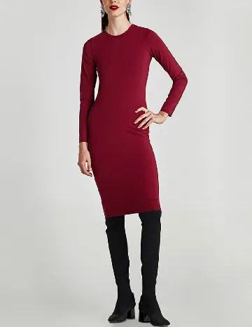 Rochie scurta Zara, visiniu