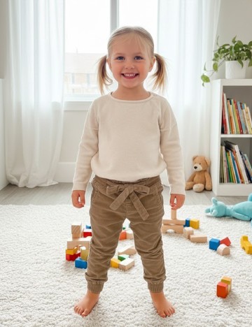 Pantaloni Zara, maro