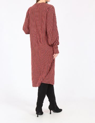 Rochie lunga Zara, roz pudra inchis