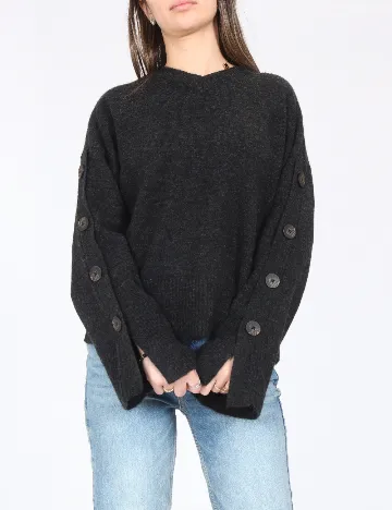 Pulover C&A, gri inchis