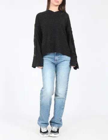 Pulover C&A, gri inchis