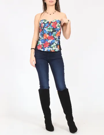 Top Pull&Bear, floral print