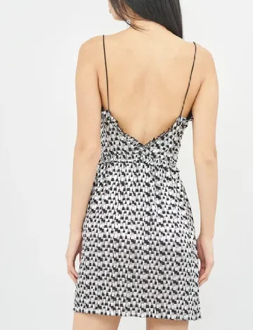 Rochie scurta Zara, argintiu