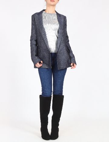 Sacou Zara, bleumarin