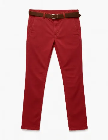 Pantaloni Zara, rosu