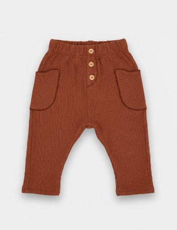 Pantaloni Zara, maro