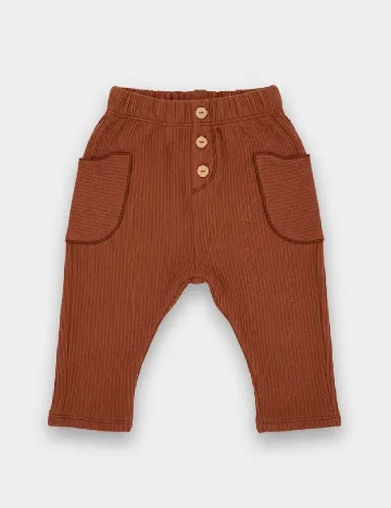 Pantaloni Zara, maro