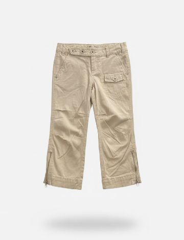 Pantaloni Zara, crem