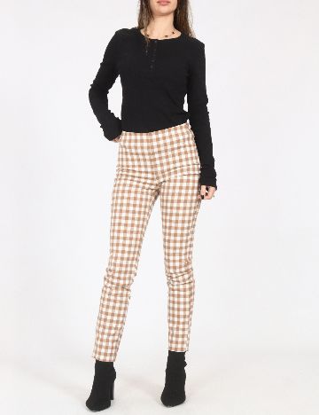 Pantaloni Zara, maro