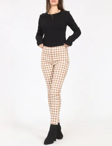 Pantaloni Zara, maro