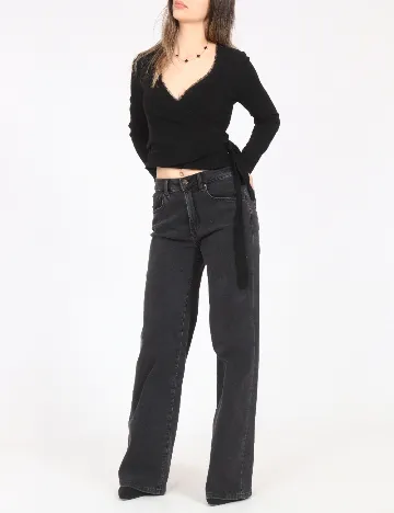 Blugi C&A, gri inchis