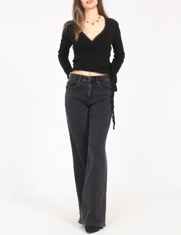 Blugi C&A, gri inchis