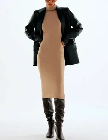 Rochie medie Zara, maro