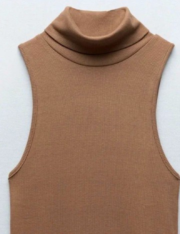 Rochie medie Zara, maro