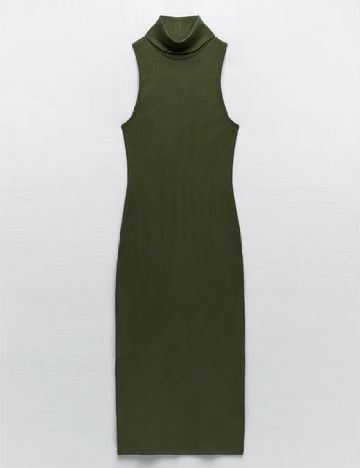 Rochie medie Zara, verde