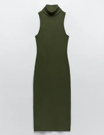 Rochie medie Zara, verde