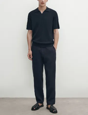 Tricou Massimo Dutti, bleumarin