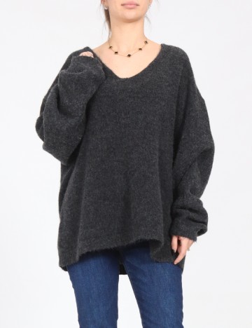 Pulover C&A, gri inchis