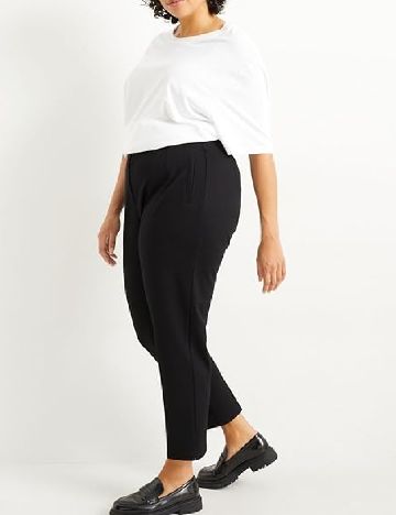 Pantaloni C&A Plus Size, negru