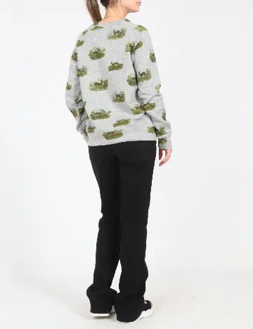 Bluza Pull&Bear, gri