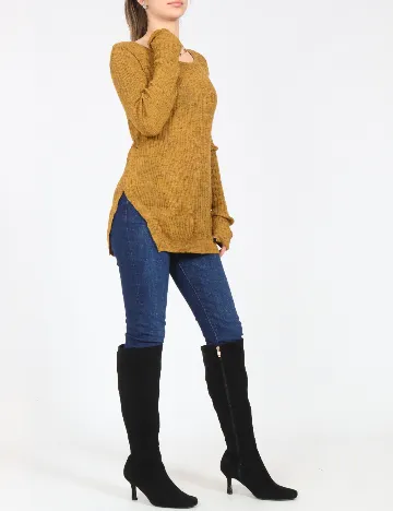 Bluza Pull&Bear, mustar