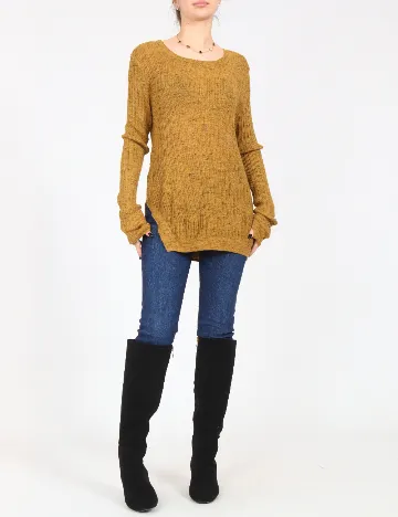 Bluza Pull&Bear, mustar