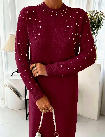 Rochie lunga SHEIN, grena