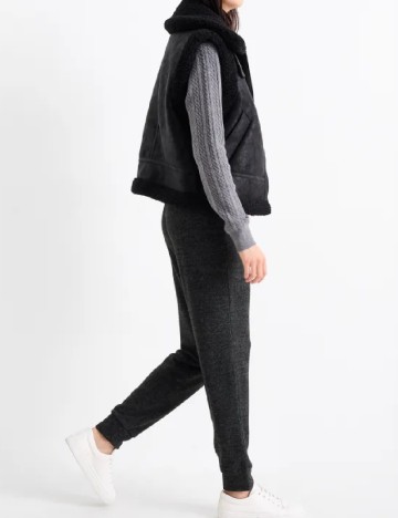 Pantaloni C&A, gri inchis