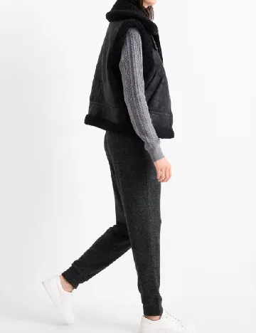 Pantaloni C&A, gri inchis