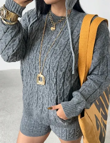 Compleu SHEIN CURVE, gri