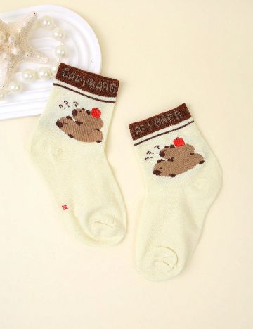 Set sosete 5 perechi Shein Kids, mix culori