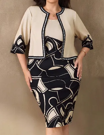 Compleu SHEIN CURVE, crem