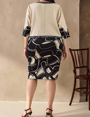 Compleu SHEIN CURVE, crem