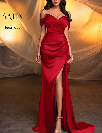 Rochie lunga SHEIN, rosu