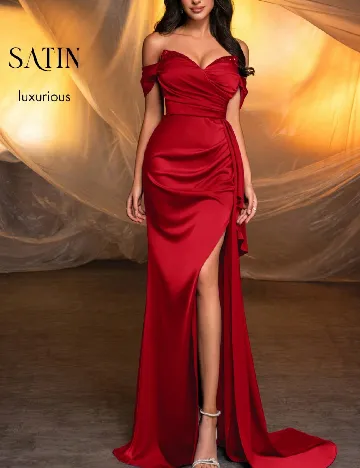 Rochie lunga SHEIN, rosu