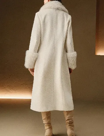 Palton Anewsta, ecru