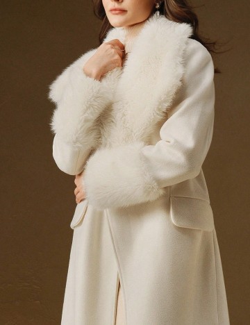 Palton Anewsta, ecru