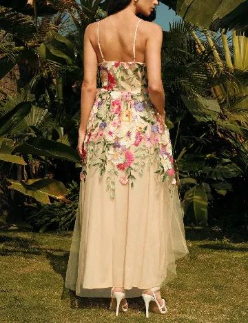 Rochie lunga SHEIN, crem