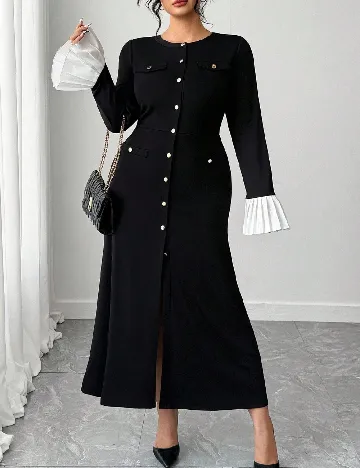 Rochie lunga SHEIN CURVE, negru