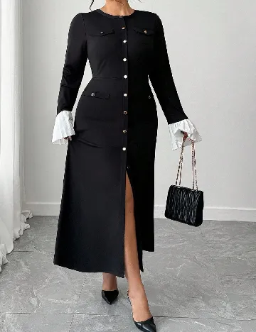 Rochie lunga SHEIN CURVE, negru