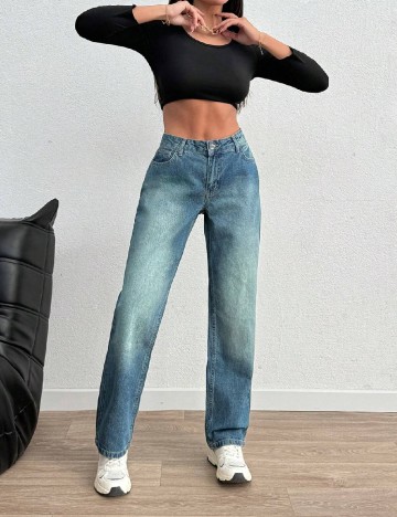 Blugi SHEIN, albastru