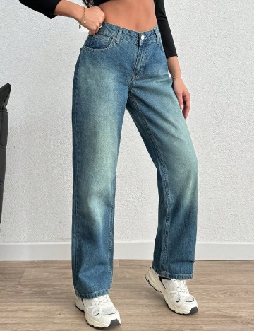 Blugi SHEIN, albastru