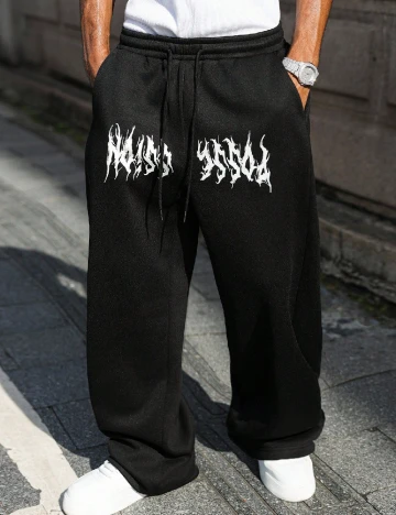 Pantaloni SHEIN, negru