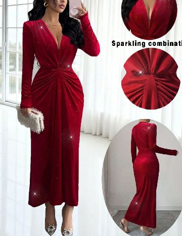 Rochie medie SHEIN, rosu