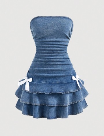 Rochie scurta SHEIN, albastru